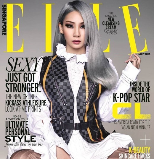 2ne1のcl シンガポールのファッション誌を飾る アジアのニッキー ミナージュ
