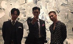 BIGBANGのSOL、G-DRAGONとT.O.P展示会を応援