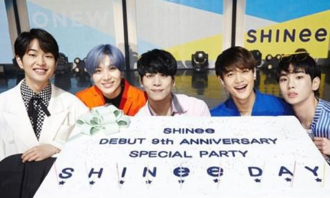 SHINee、デビュー9周年パーティー…「すべての日が眩しかった」