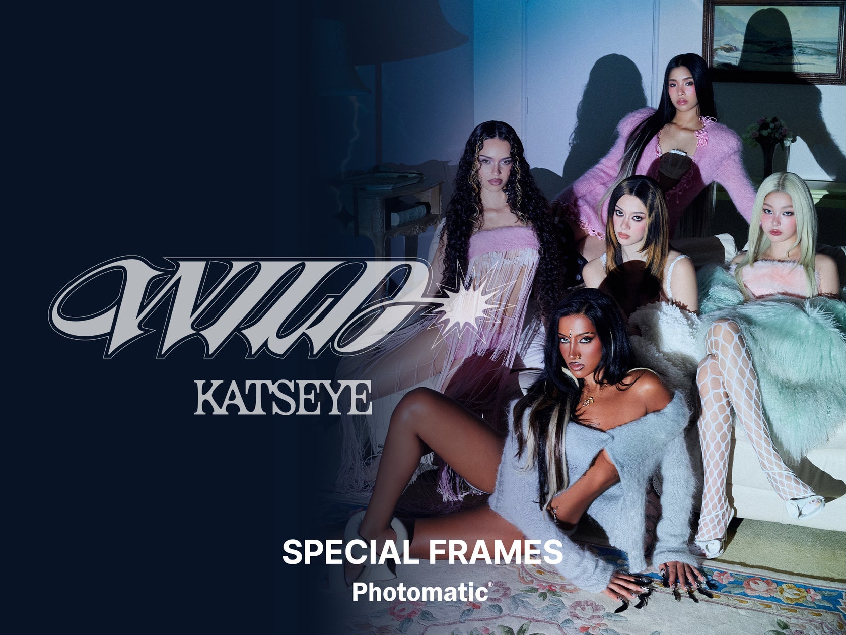 KATSEYEの新作EP『WILD』の世界観を体感できるフォトフレームが全国20店舗で期間限定登場 Photomaticとコラボ