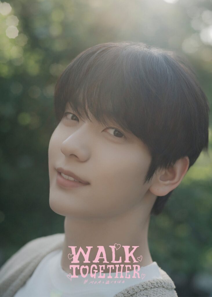 TOMORROW X TOGETHER、ファンプロデュースグッズ第2弾「WALK TOGETHER」を9月4日発売 MOAのデート企画を日本で撮影