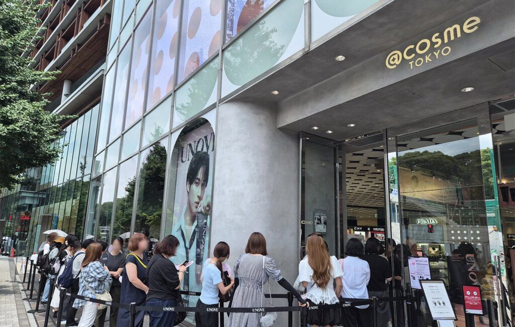 SEVENTEEN MINGYU新ビジュアル展示も 韓国ヘアケアブランドUNOVEのPOPUPが全国1万人来場の大盛況