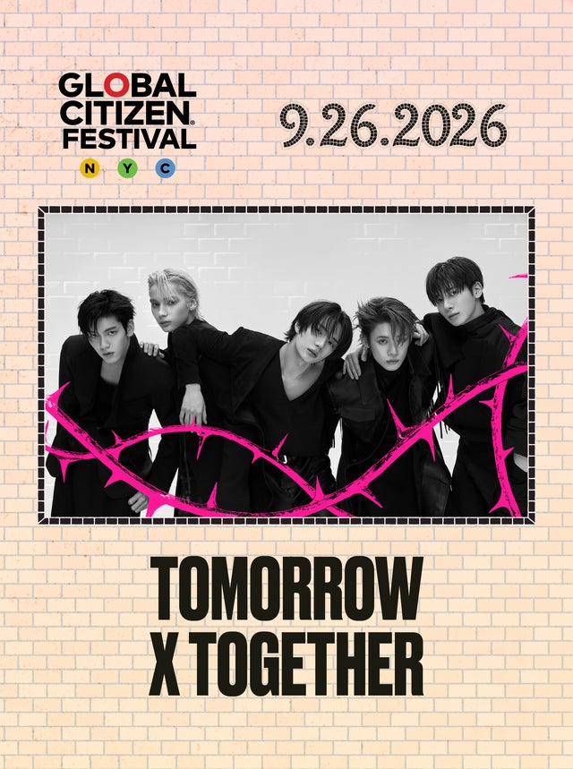 TOMORROW X TOGETHERとYOSHIKIら出演のGlobal Citizen Festival 2026出演者決定