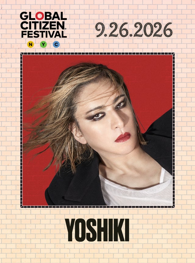 TOMORROW X TOGETHERとYOSHIKIら出演のGlobal Citizen Festival 2026出演者決定
