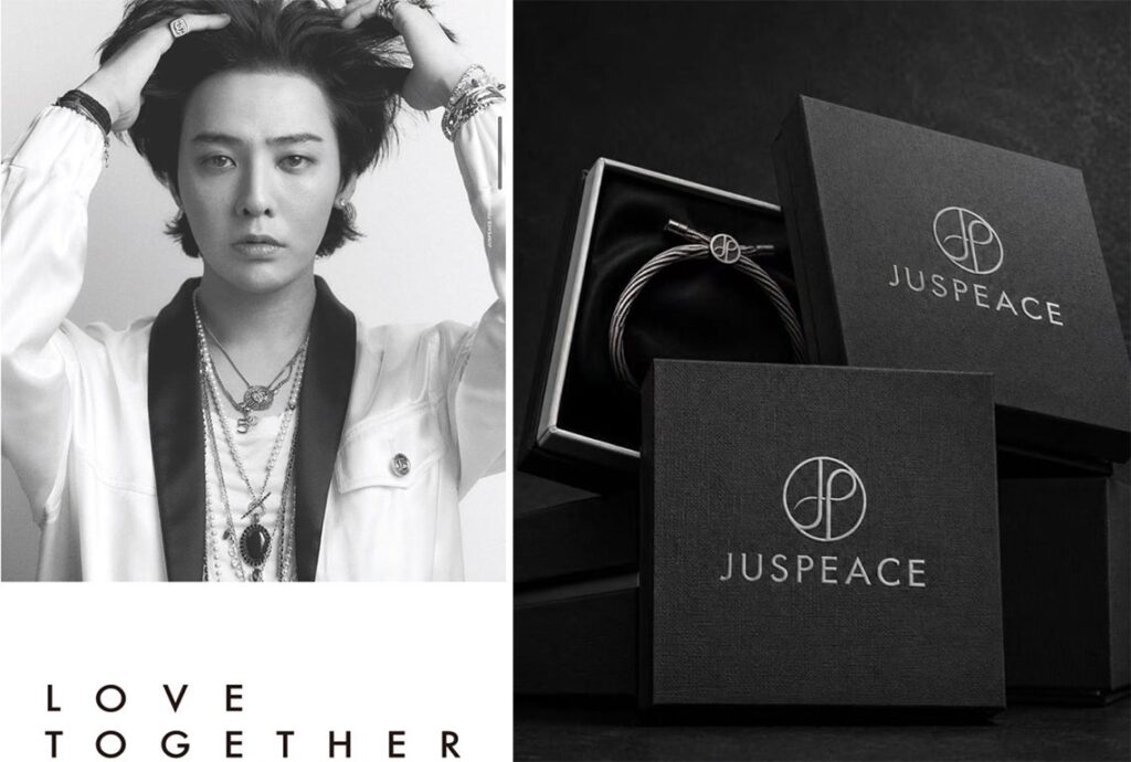 G-DRAGONの思いが詰まったJUSPEACE財団公式チャリティブレスレット、日本で先行販売開始