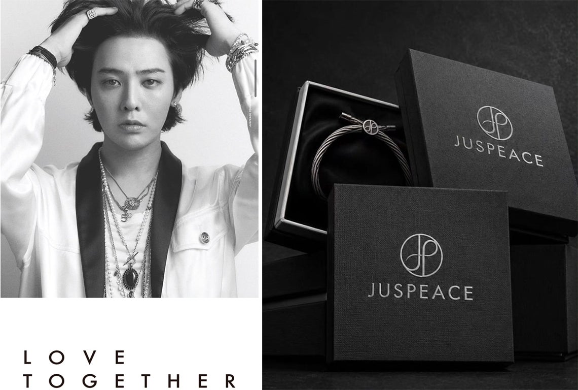 G-DRAGONの思いが詰まったJUSPEACE財団公式チャリティブレスレット、日本で先行販売開始