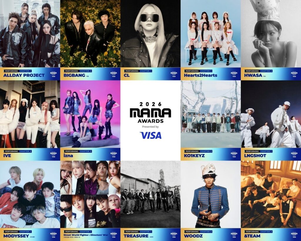 2026 MAMA AWARDS第2弾出演者発表 BIGBANG、IVE、TREASUREら14組が京セラドーム大阪で史上最多パフォーマンス Mnet発表