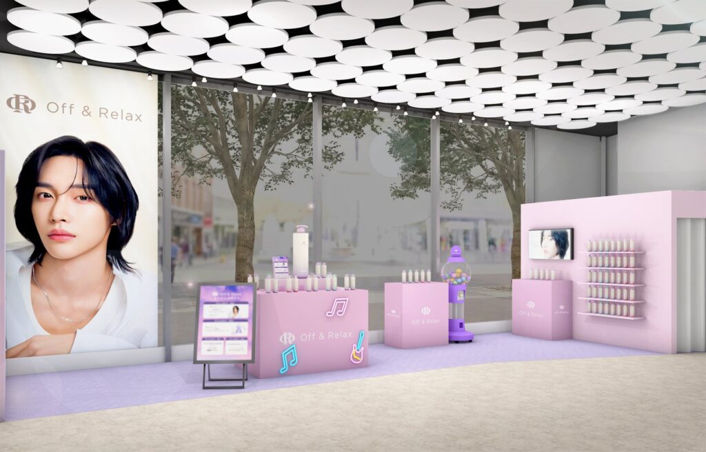 RIIZE WONBIN、ヘアケアブランドOff & RelaxのPOP-UP STOREが原宿で開催。限定特典やJR駅広告も