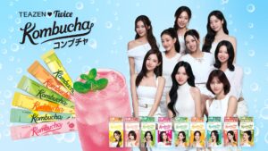 TWICE×TEAZENコラボコンブチャ全9種、10月10日よりロフトで先行発売 ランダムトレカ付き
