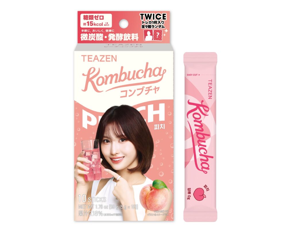 TWICE×TEAZENコラボコンブチャ全9種、10月10日よりロフトで先行発売 ランダムトレカ付き